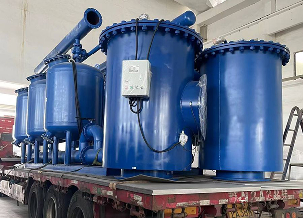 福建漳平整車(chē)直達(dá)自清洗過(guò)濾器3臺(tái)，定制型加藥裝置1臺(tái)，定制型七連罐石英砂過(guò)濾器1臺(tái)